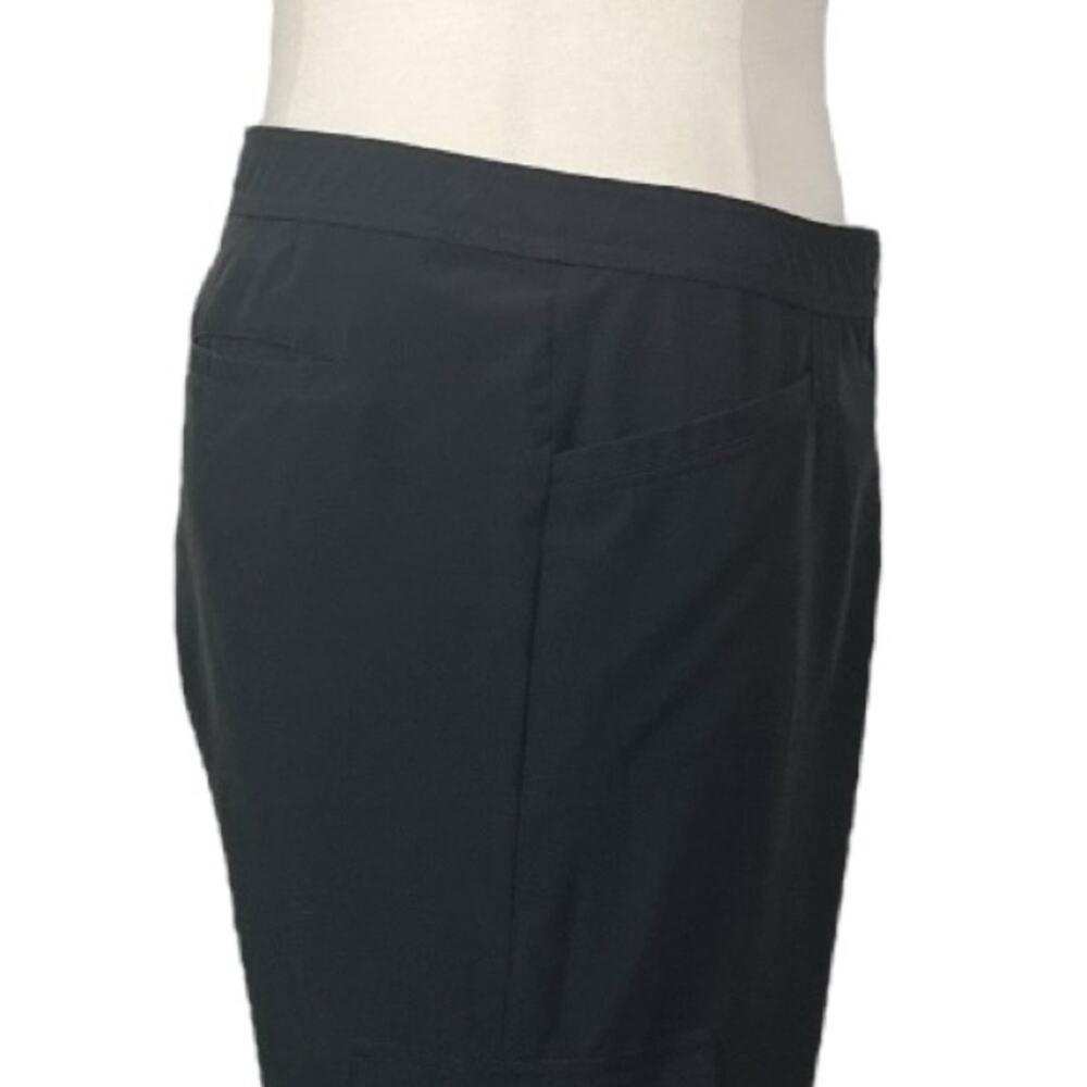 Chico’s Zenergy Black Athletic Cargo Pants Chicos Size 3 Short Women’s Size 16 - Picture 7 of 12